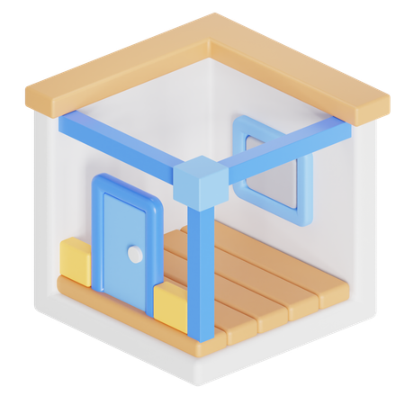 Disposition de la maison  3D Icon