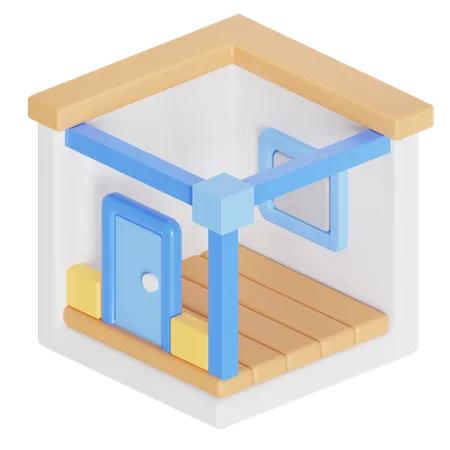 Disposition de la maison  3D Icon