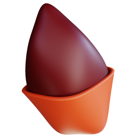 Amêndoa  3D Icon