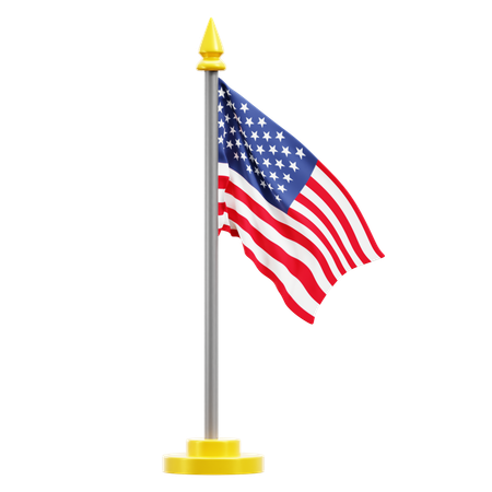 América  3D Icon