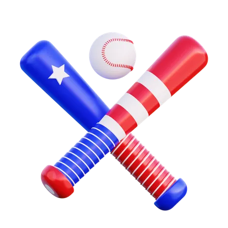 America Base Ball  3D Icon