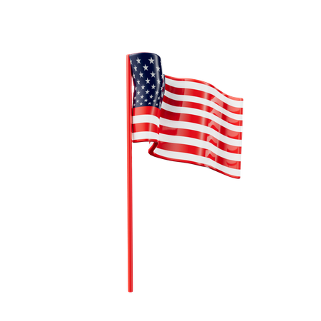 America Flag  3D Icon