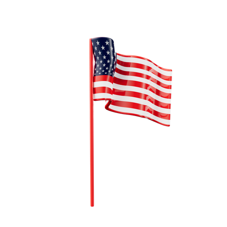America Flag  3D Icon