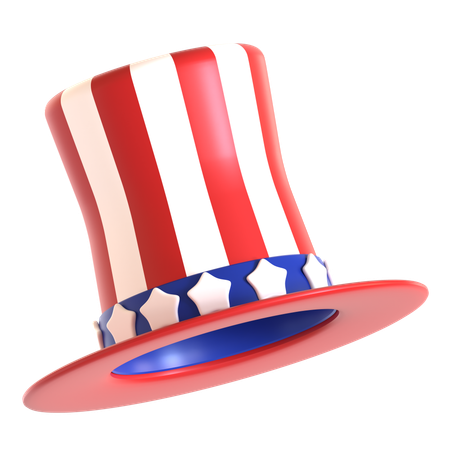 America Hat  3D Icon