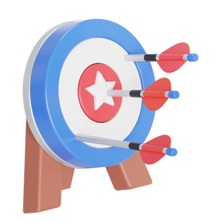 America Target  3D Icon