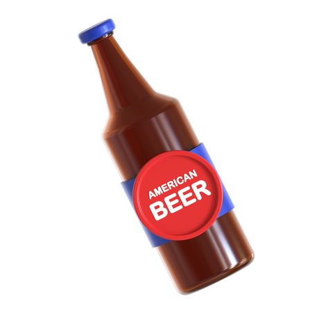 アメリカのビール  3D Icon