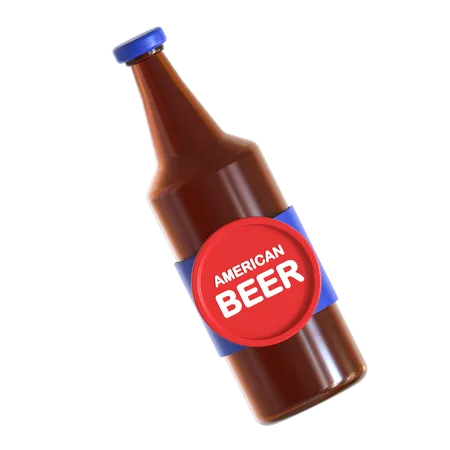 アメリカのビール  3D Icon