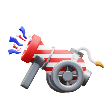 American Cannon  3D Icon