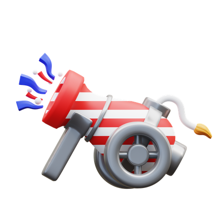 American Cannon  3D Icon