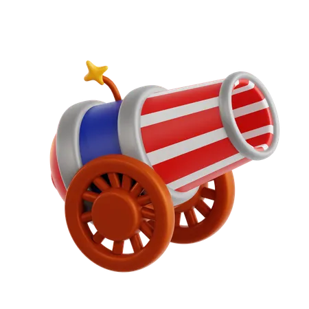 American Cannon  3D Icon