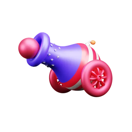 American cannon  3D Icon