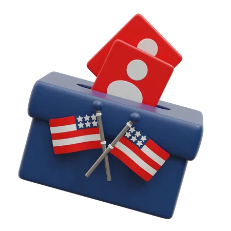 American Democracy  3D Icon