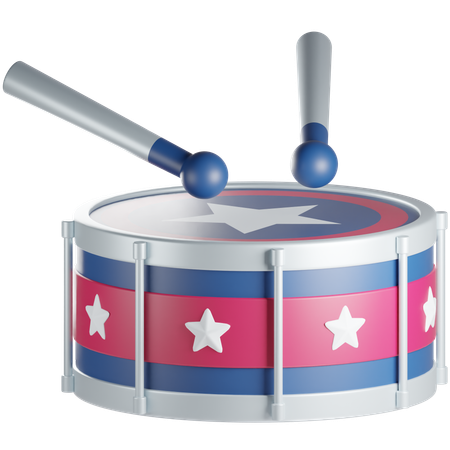 American Drum  3D Icon