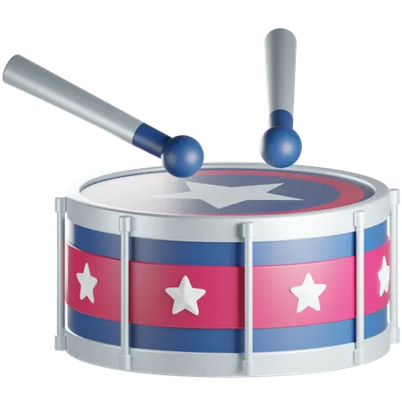 American Drum  3D Icon