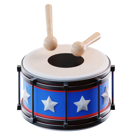 American Drum  3D Icon