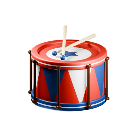 American Drum  3D Icon