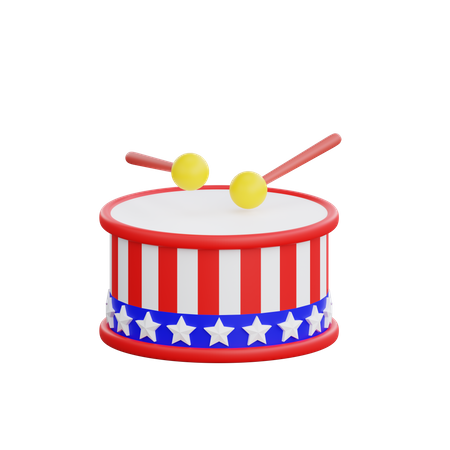 American Drum  3D Icon