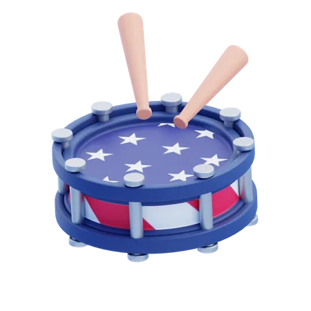 Independence Day 3 D Illustration Assets 3D Icon
