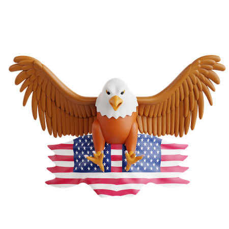 American Eagle  3D Icon