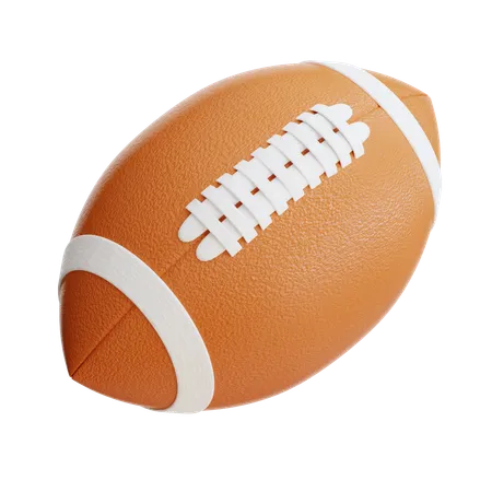 3 D American Football 3D Icon