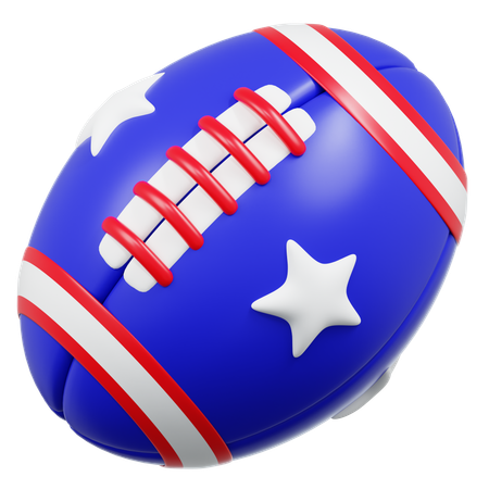 American Football  3D Icon