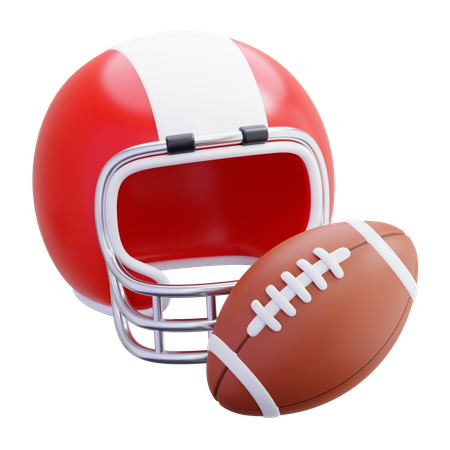 미식 축구  3D Icon