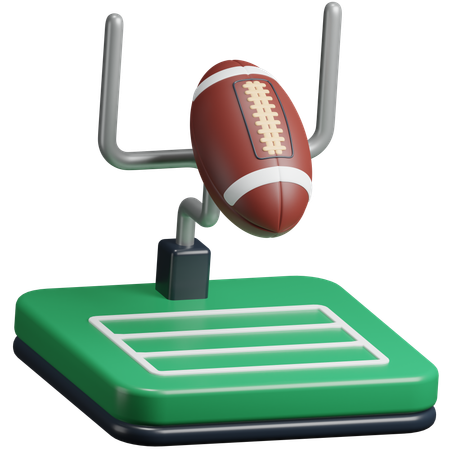 American Football  3D Icon