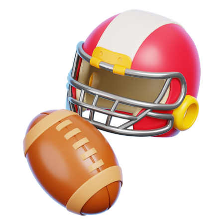 American Football  3D Icon