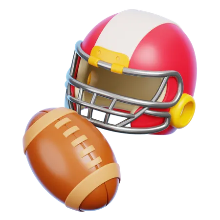 American Football  3D Icon