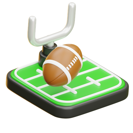 American Football  3D Icon