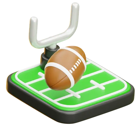 American Football  3D Icon