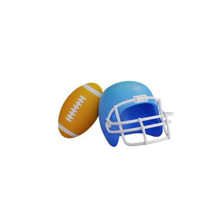 American Football  3D Icon