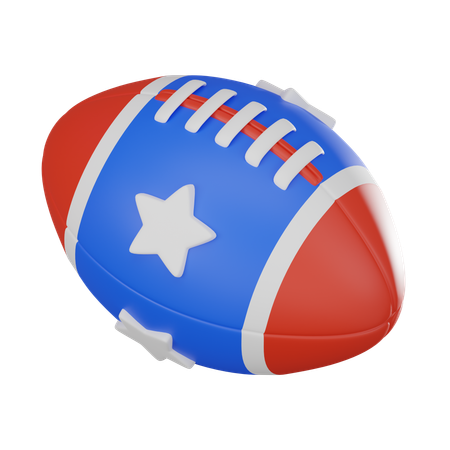 American Football  3D Icon