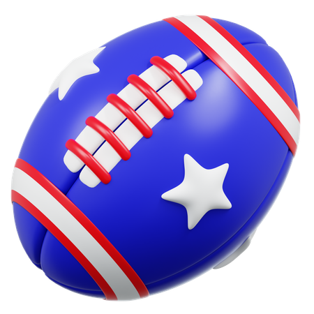 American Football  3D Icon