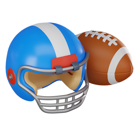 American Football  3D Icon