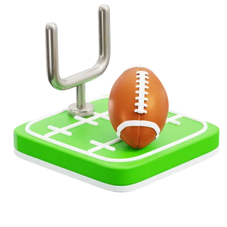 American Football  3D Icon