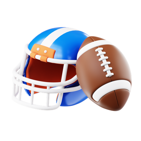 American football  3D Icon