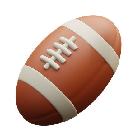 American Football  3D Icon