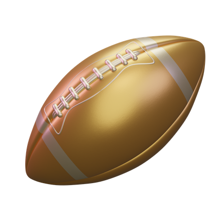 American Football  3D Icon