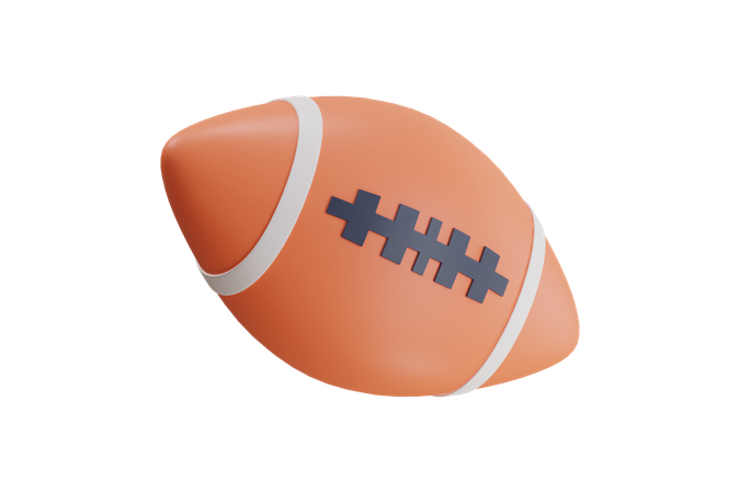 American Football  3D Icon