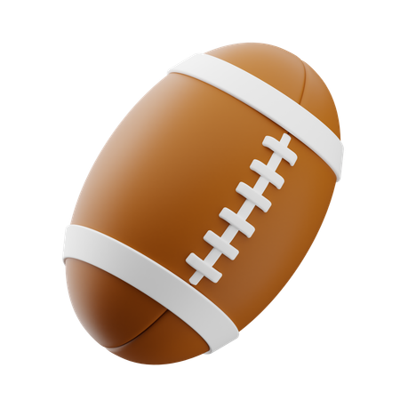 American Football  3D Icon