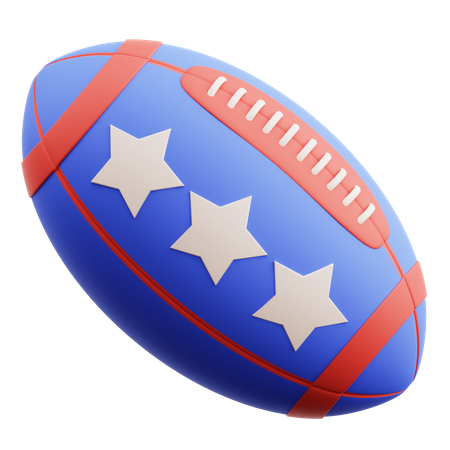 American Football  3D Icon