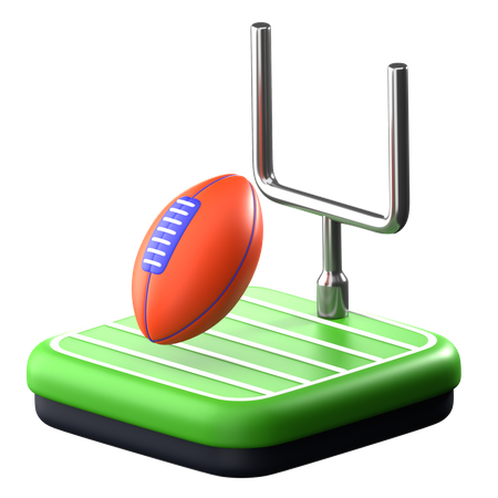 American Football  3D Icon