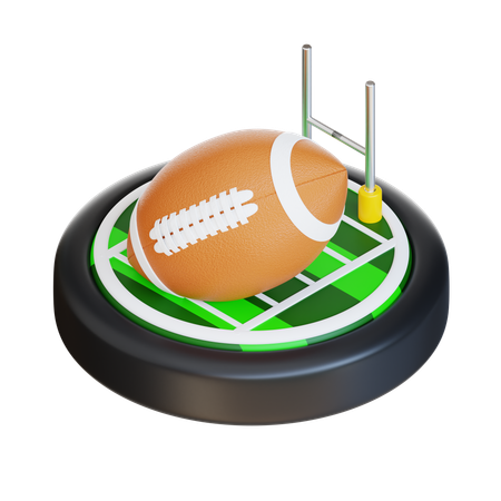 American Football  3D Icon