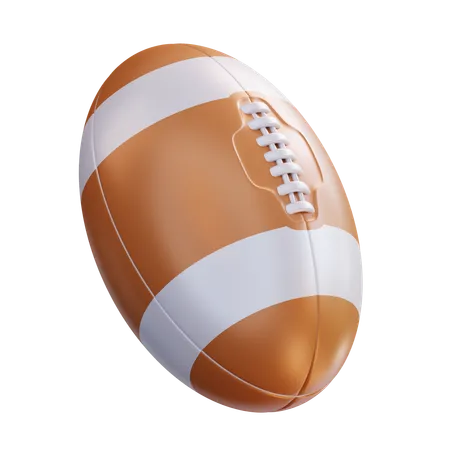 3 D Illustration American Football Ball 3D Icon