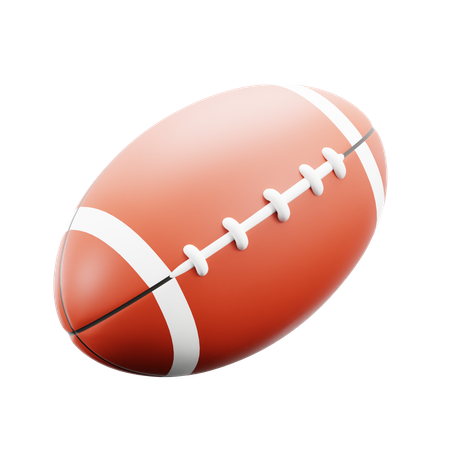 Amerikanischer Fußballball  3D Icon