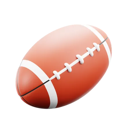 Amerikanischer Fußballball  3D Icon