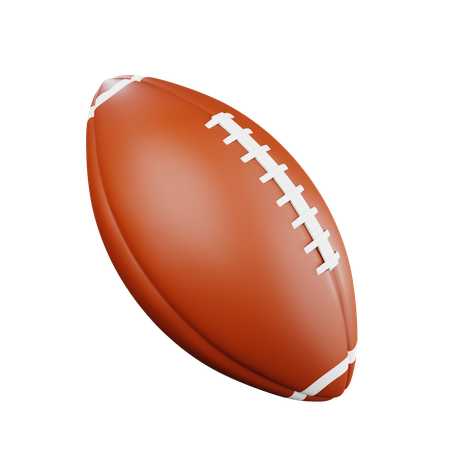 American Football Ball  3D Icon