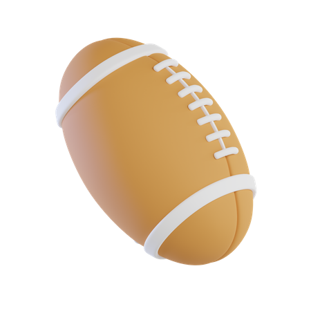 American Football Ball  3D Icon