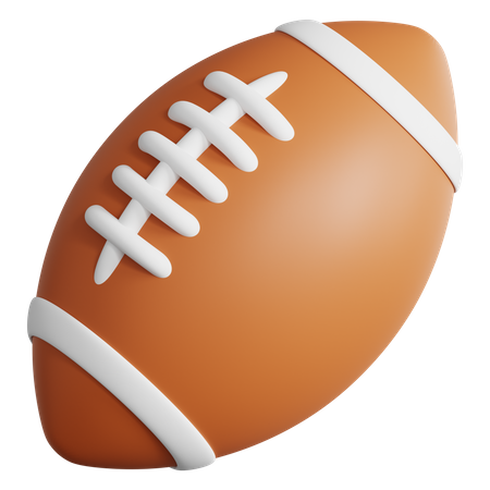 American Football Ball  3D Icon